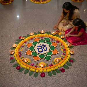 Design for Diwali Rangoli , Unique Rangoli Designs (Reusable, Readymade) Wood Waley