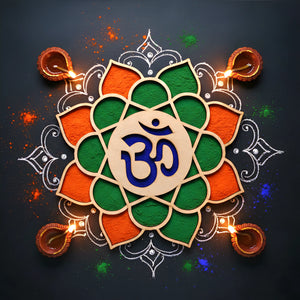 Design for Diwali Rangoli , Unique Rangoli Designs (Reusable, Readymade) Wood Waley