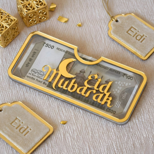 Golden Acrylic Premium Eidi Envelope