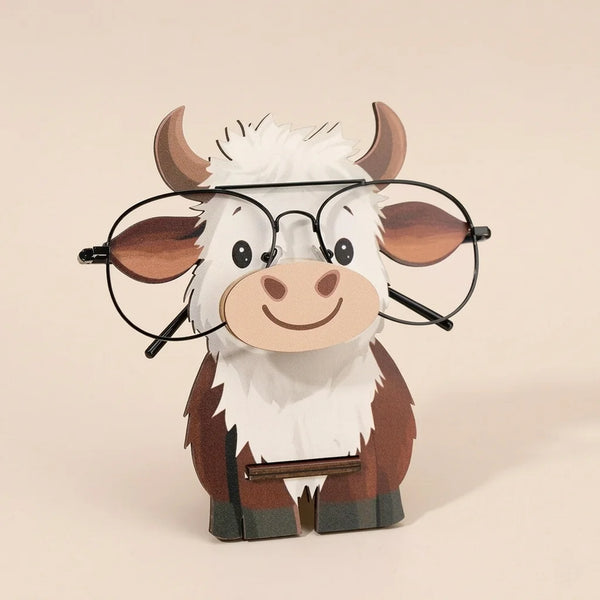 The Spec Keeper — Carved Wooden Eyeglass Stand