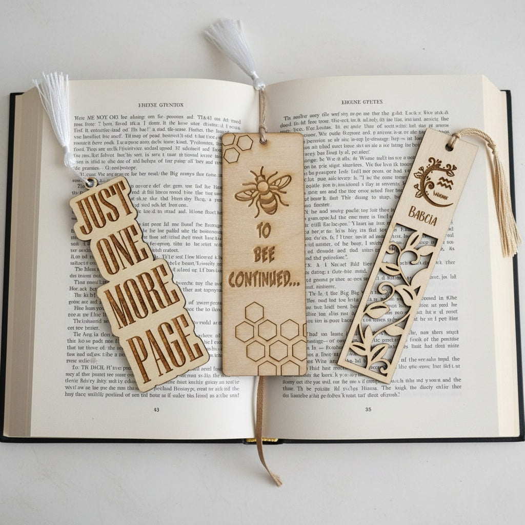 Premium Wooden bookmarks