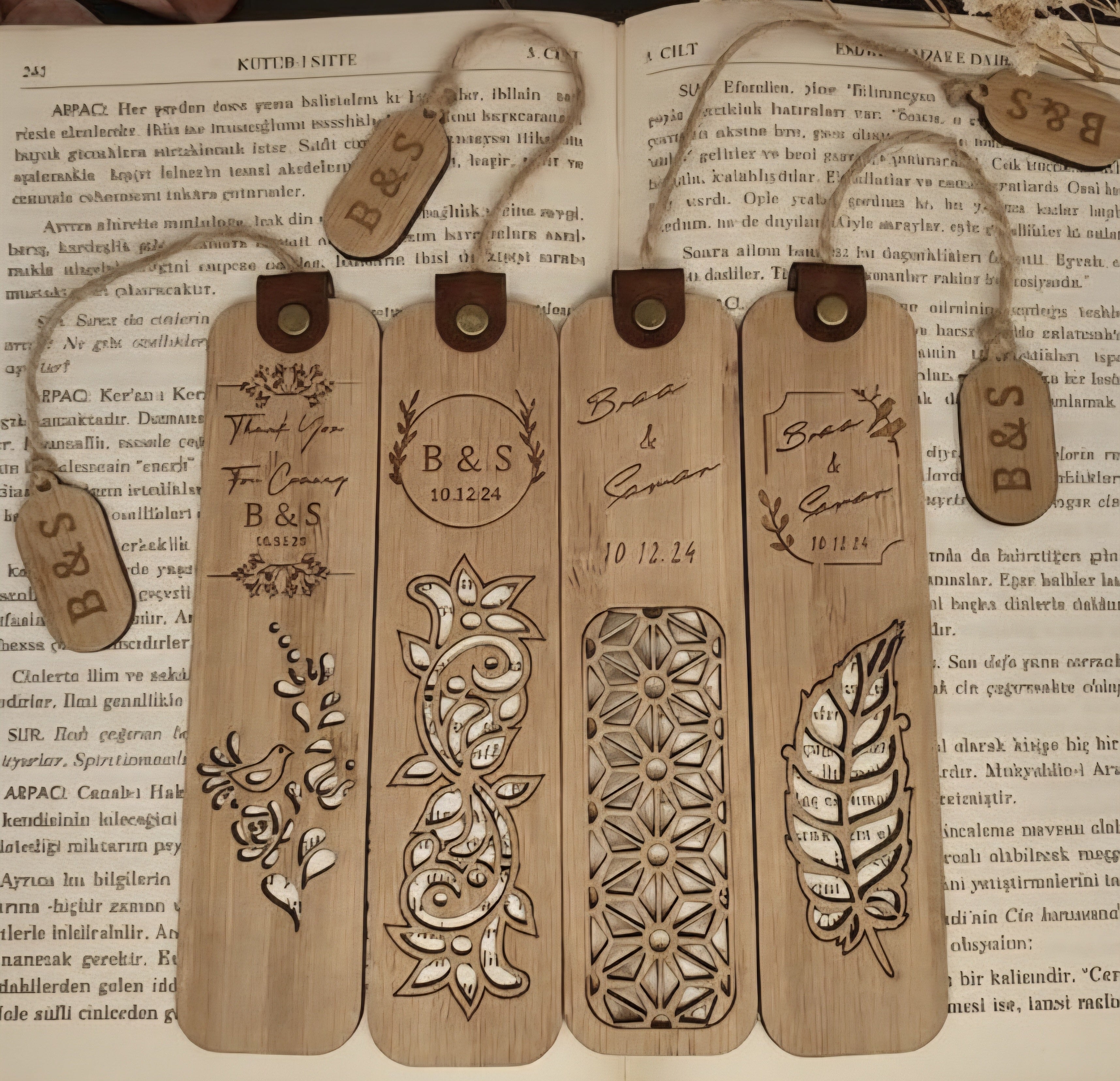 Customised Premium Wooden bookmarks