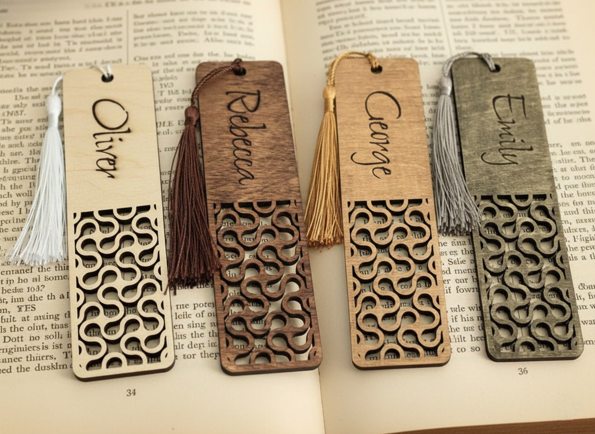 Customised Premium Wooden bookmarks