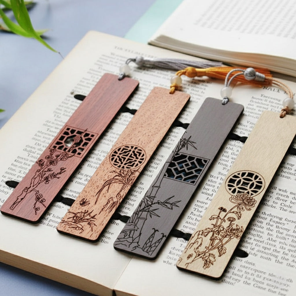 Premium Wooden bookmarks