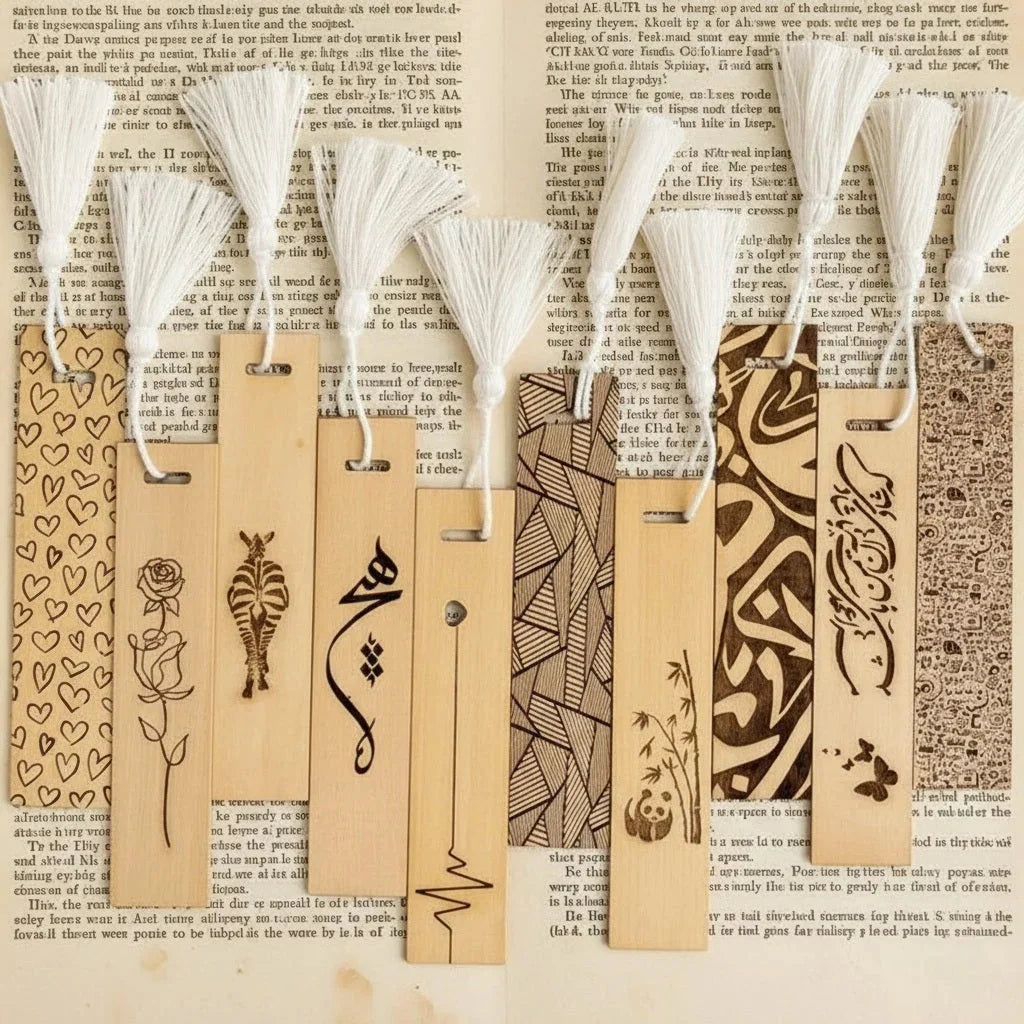Premium Wooden bookmarks — New Year Wooden Gift | Woodwaley