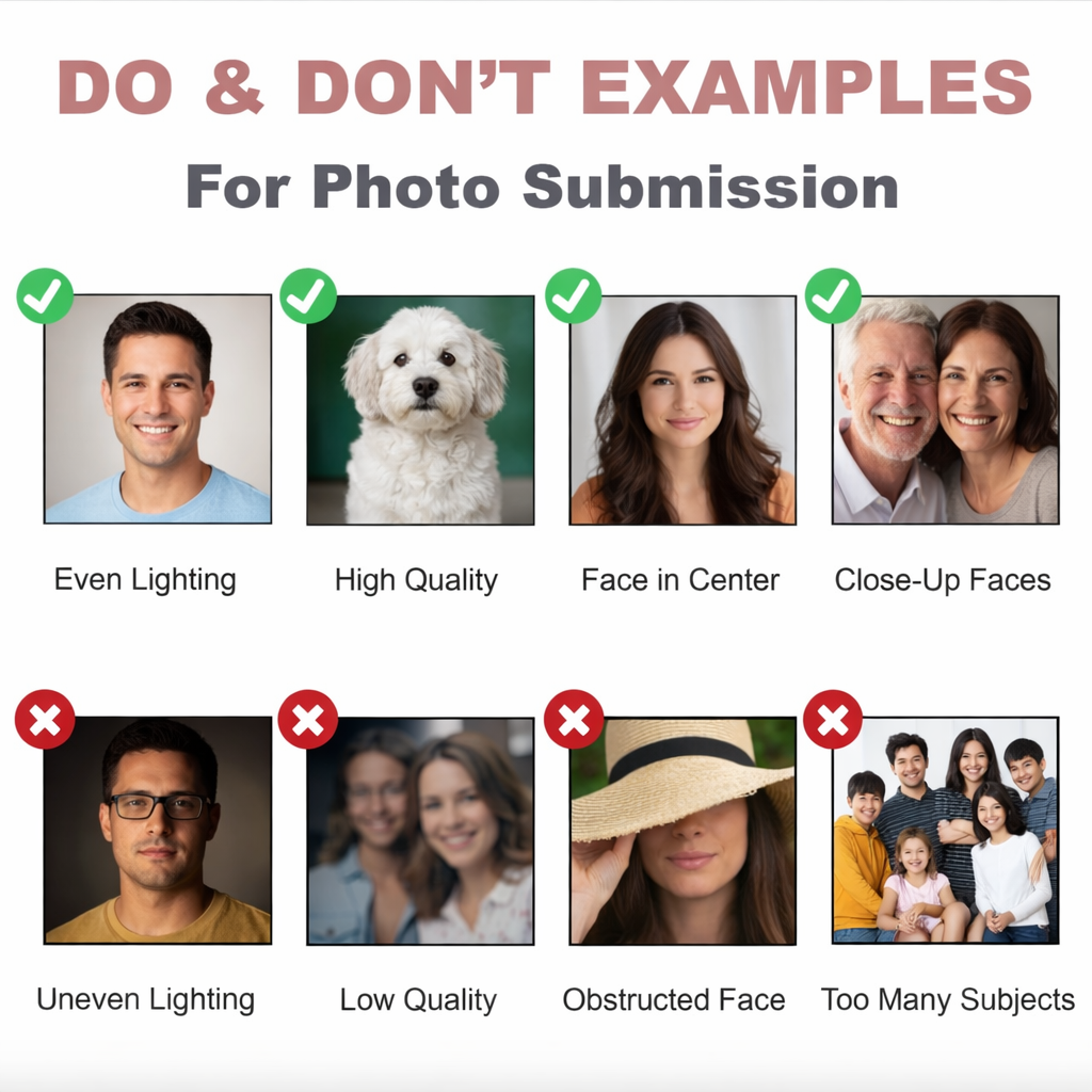 Personalised wooden photo pull up gift box