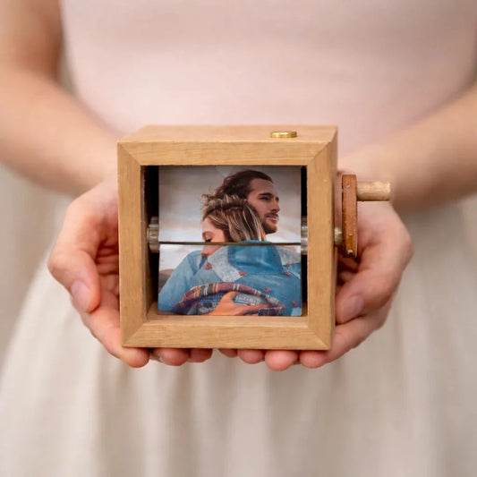 The Love Ledger Old-school charm A record of love Box — Couples Wooden Gift | Woodwaley
