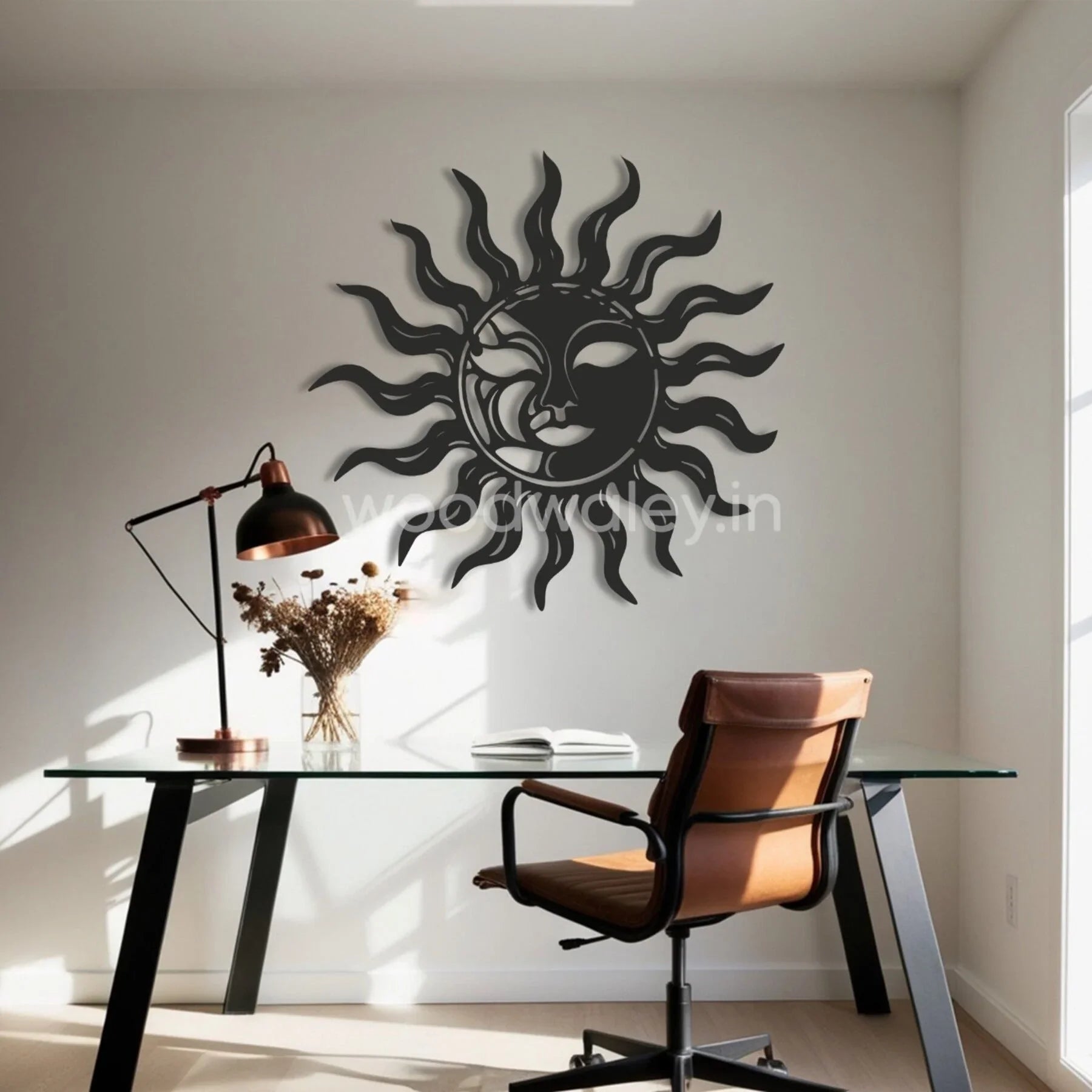 Sun Wall Decor - Wood Waley