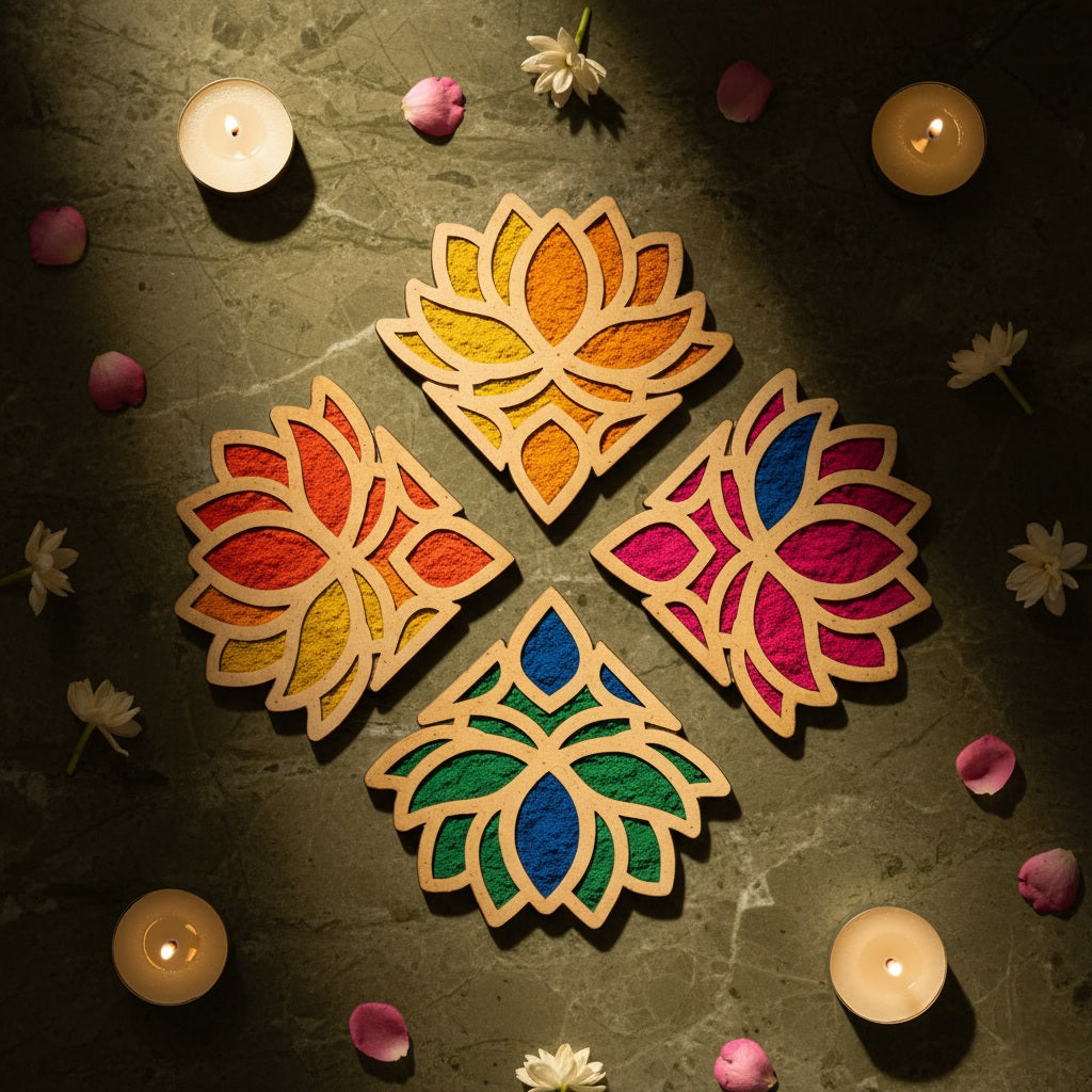 Rudra Rangoli Borders 6 inch