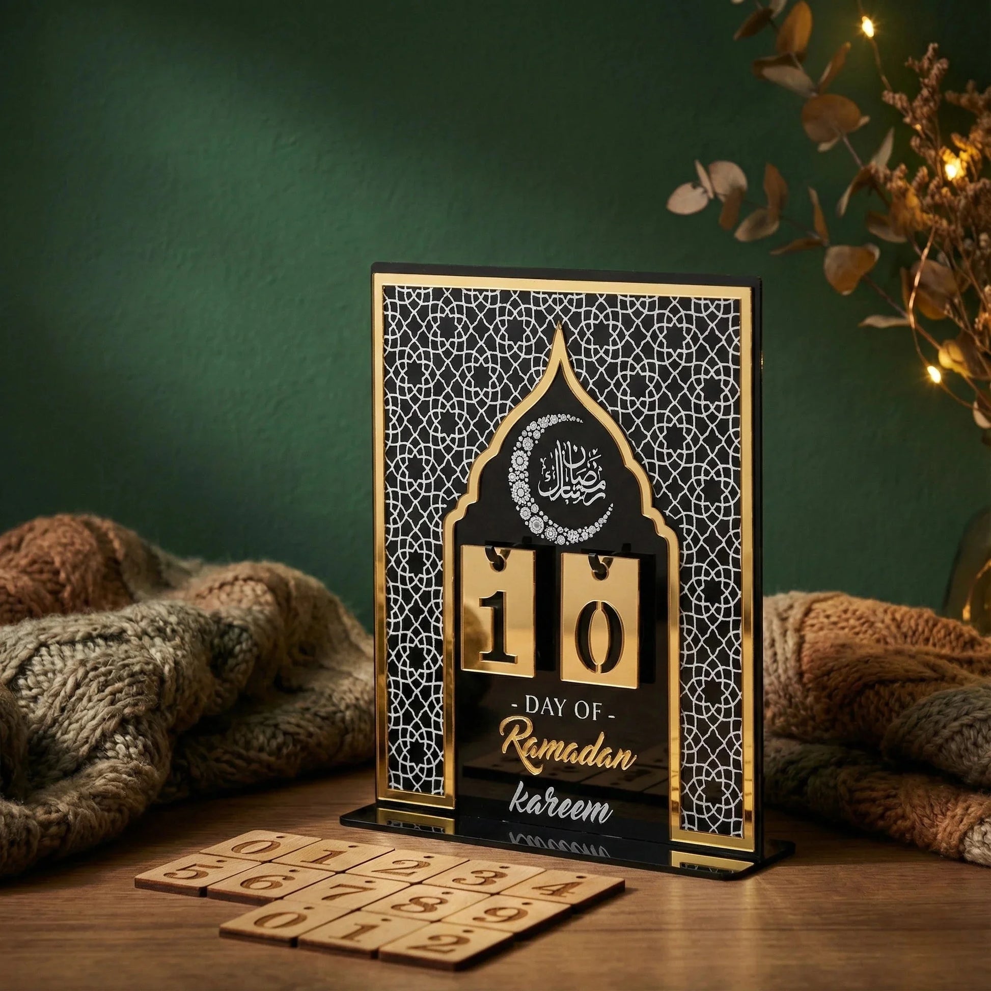 The Spec Keeper — Carved Wooden Eyeglass Stand — Ramadan Wooden Gift | Woodwaley