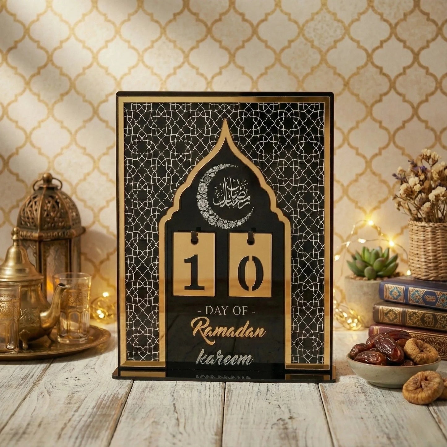 The Spec Keeper — Carved Wooden Eyeglass Stand — Ramadan Wooden Gift | Woodwaley