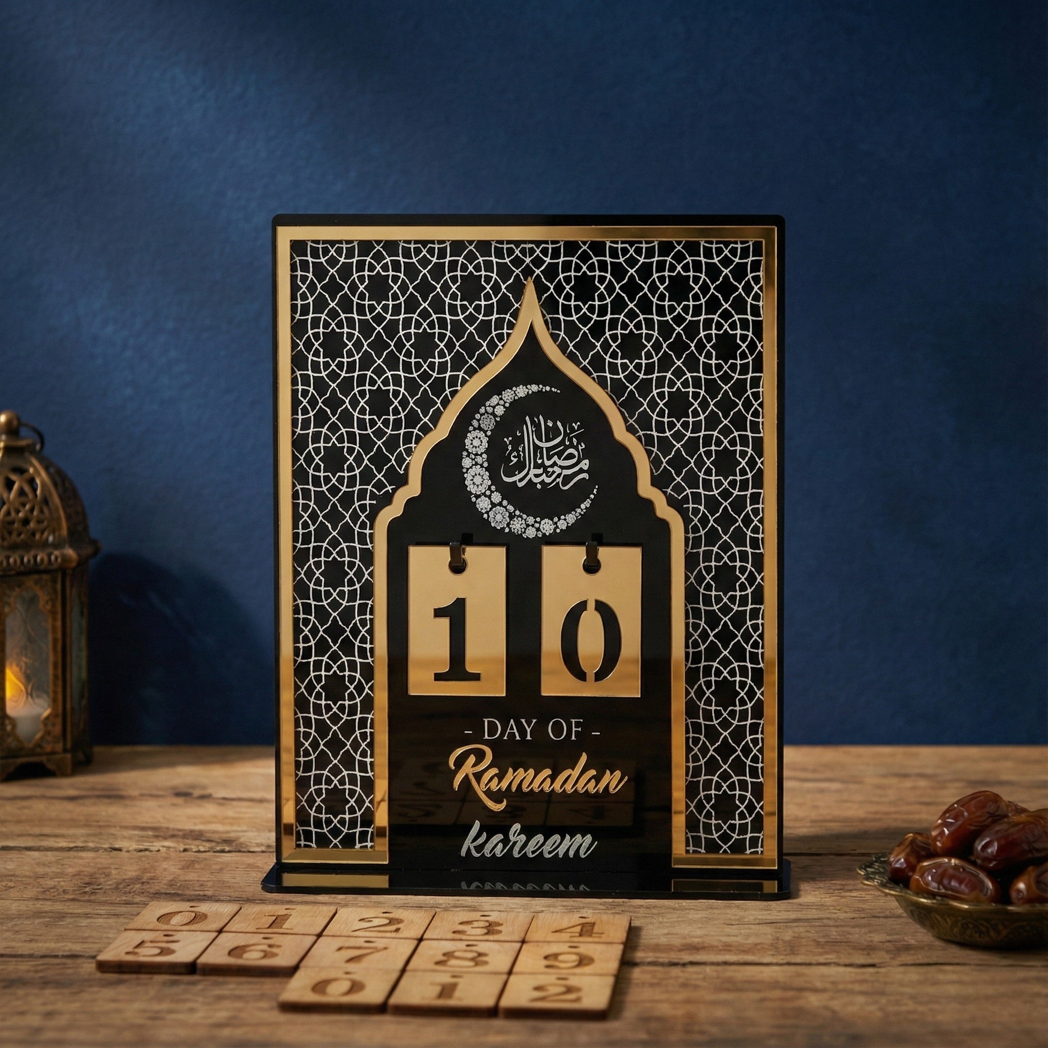 Ramadan Kareem Special – Acrylic Calendar Table Stand