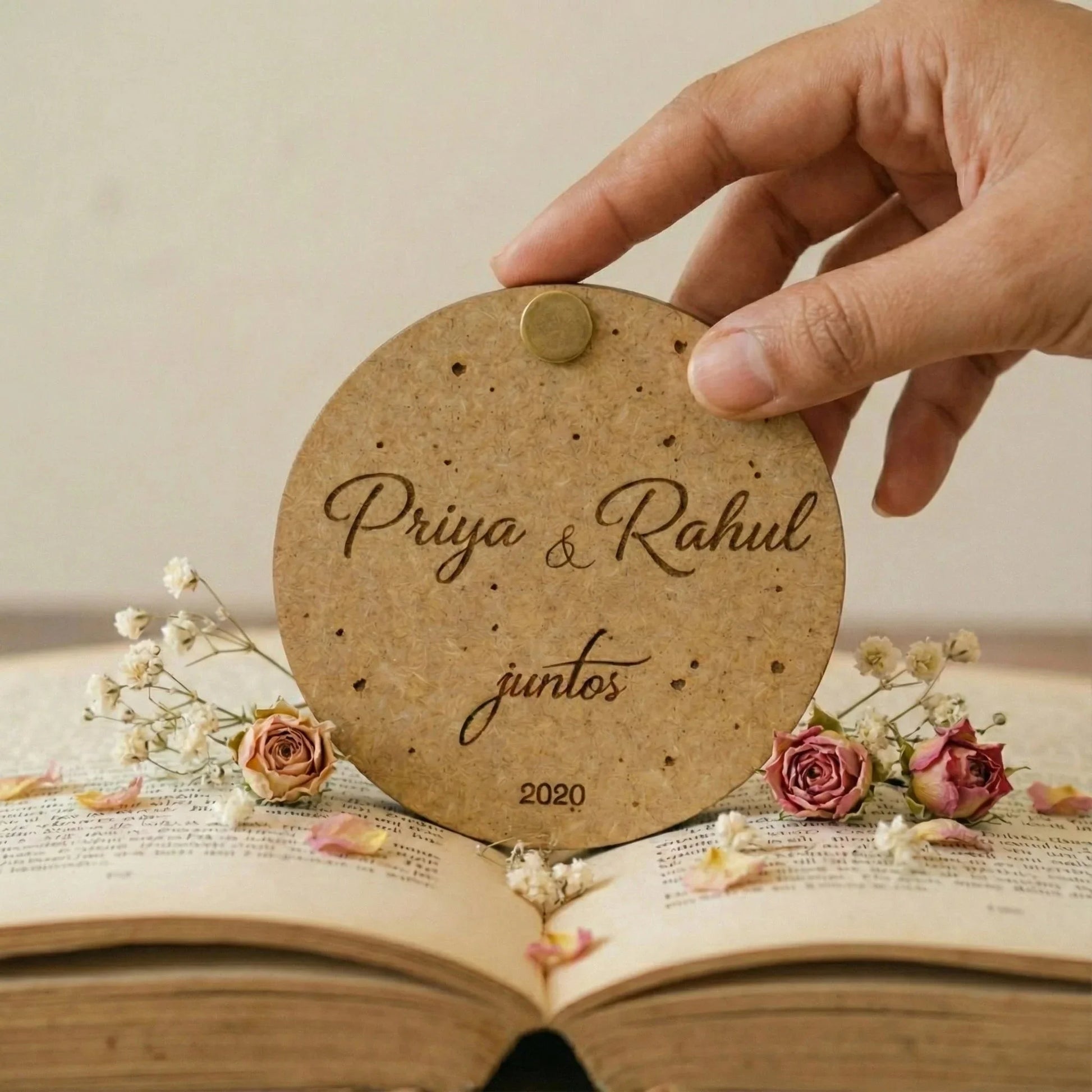 Personalized Valentine's Day Box — Couples Wooden Gift | Woodwaley