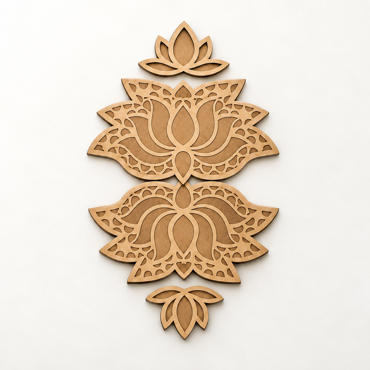 Lotus Rangavalli Diwali Combo (2 Lotus Rangoli, 2 Kamal Borders, 5 Colours pack)