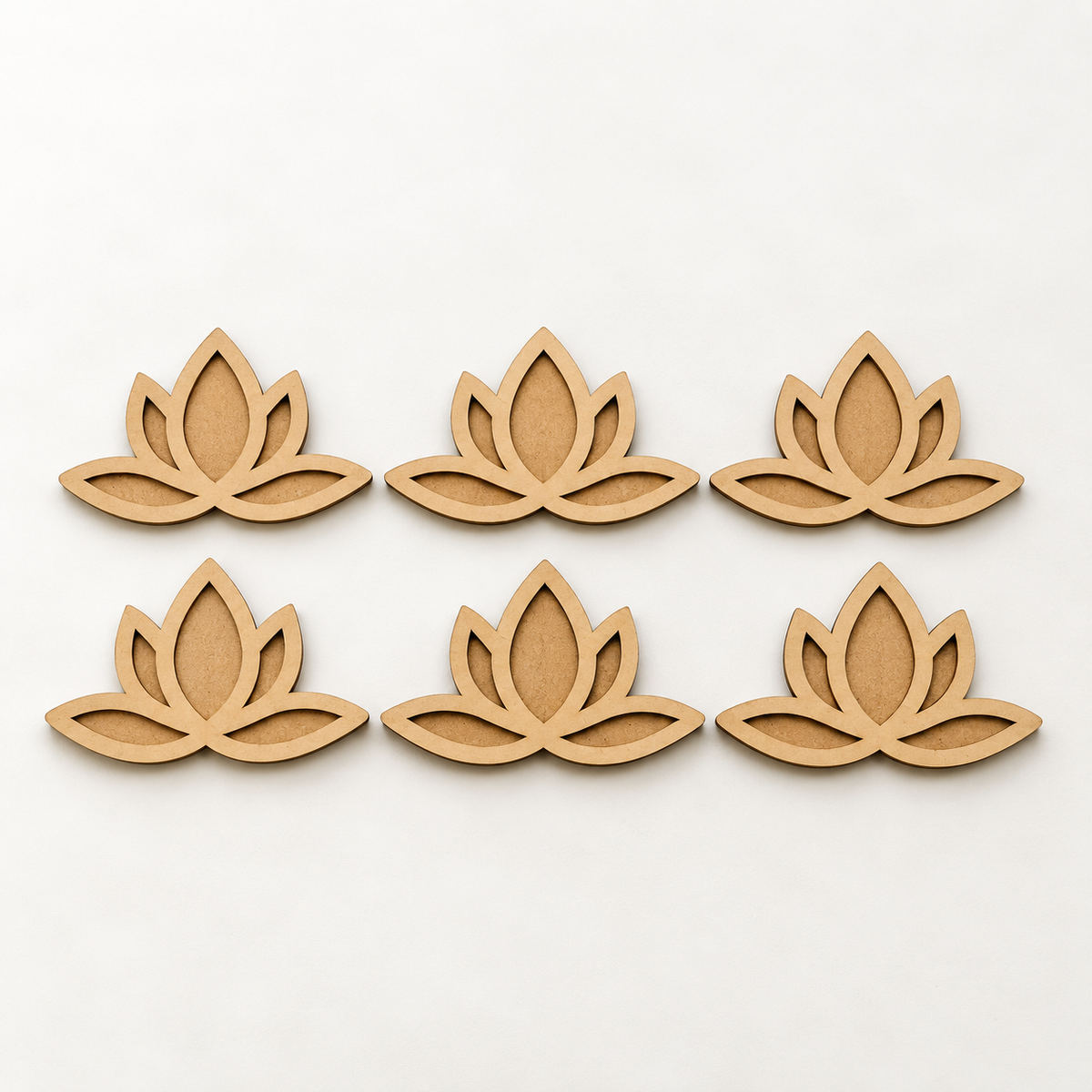 Lotus Rangoli Borders 6 inch