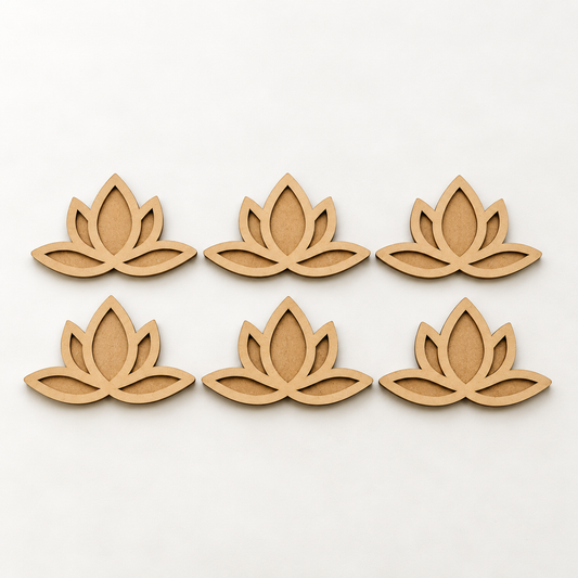 Lotus Rangoli Borders 6 inch
