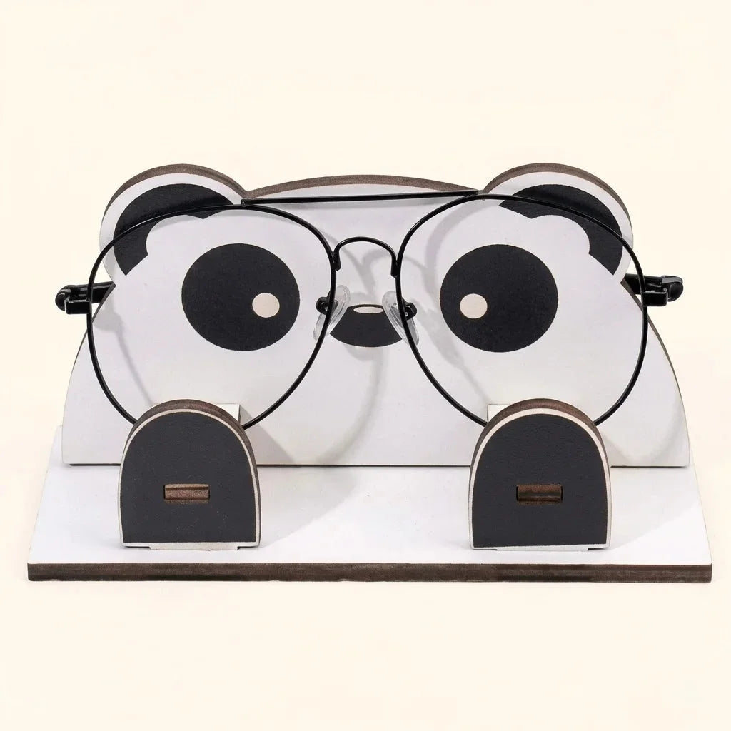 Zoobees The Spec Keeper — Carved Wooden Eyeglass Stand — Gift Idea | Woodwaley