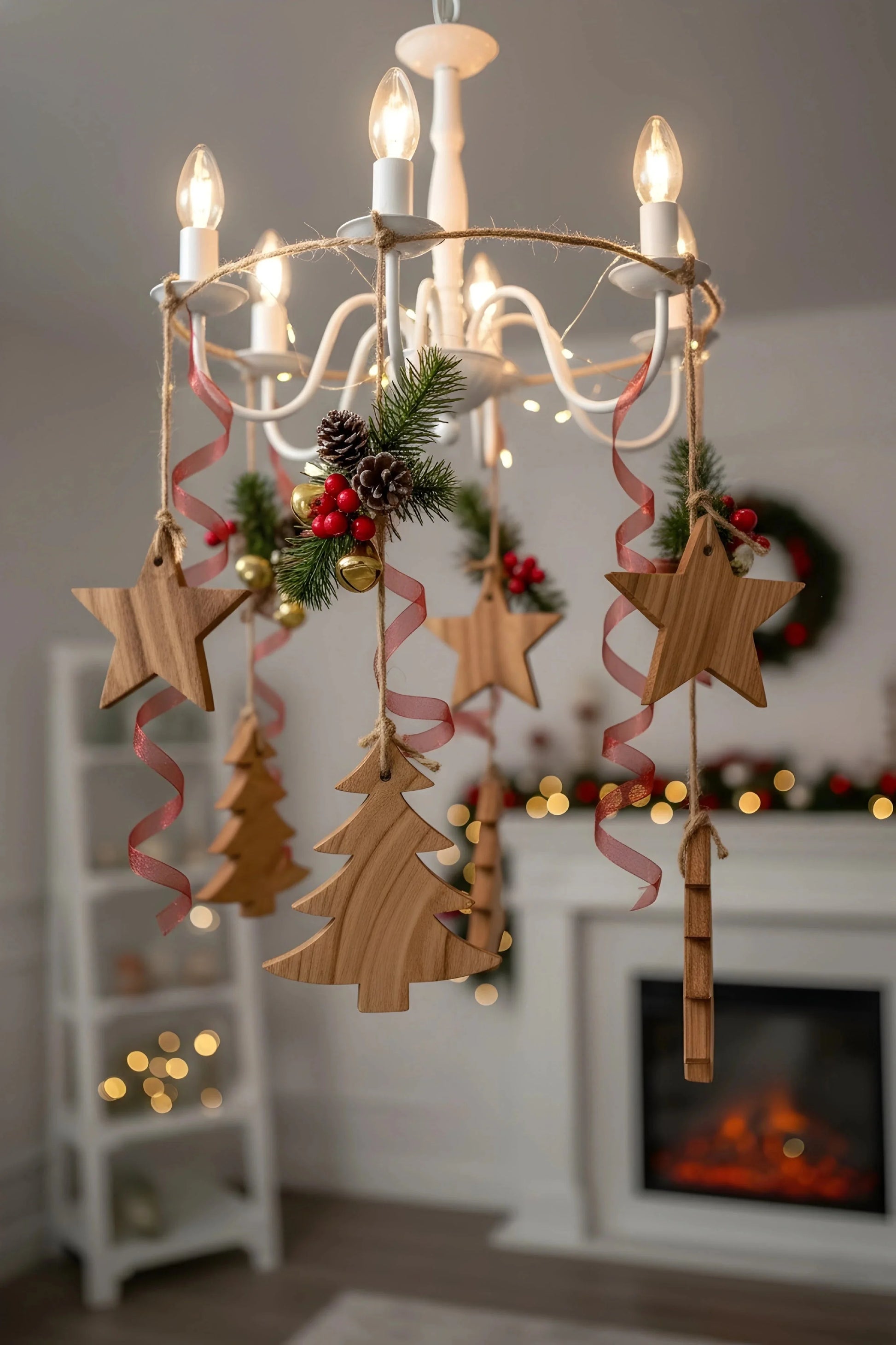 Wooden Christmas Decoration Ornaments Pack — Christmas Wooden Gift | Woodwaley