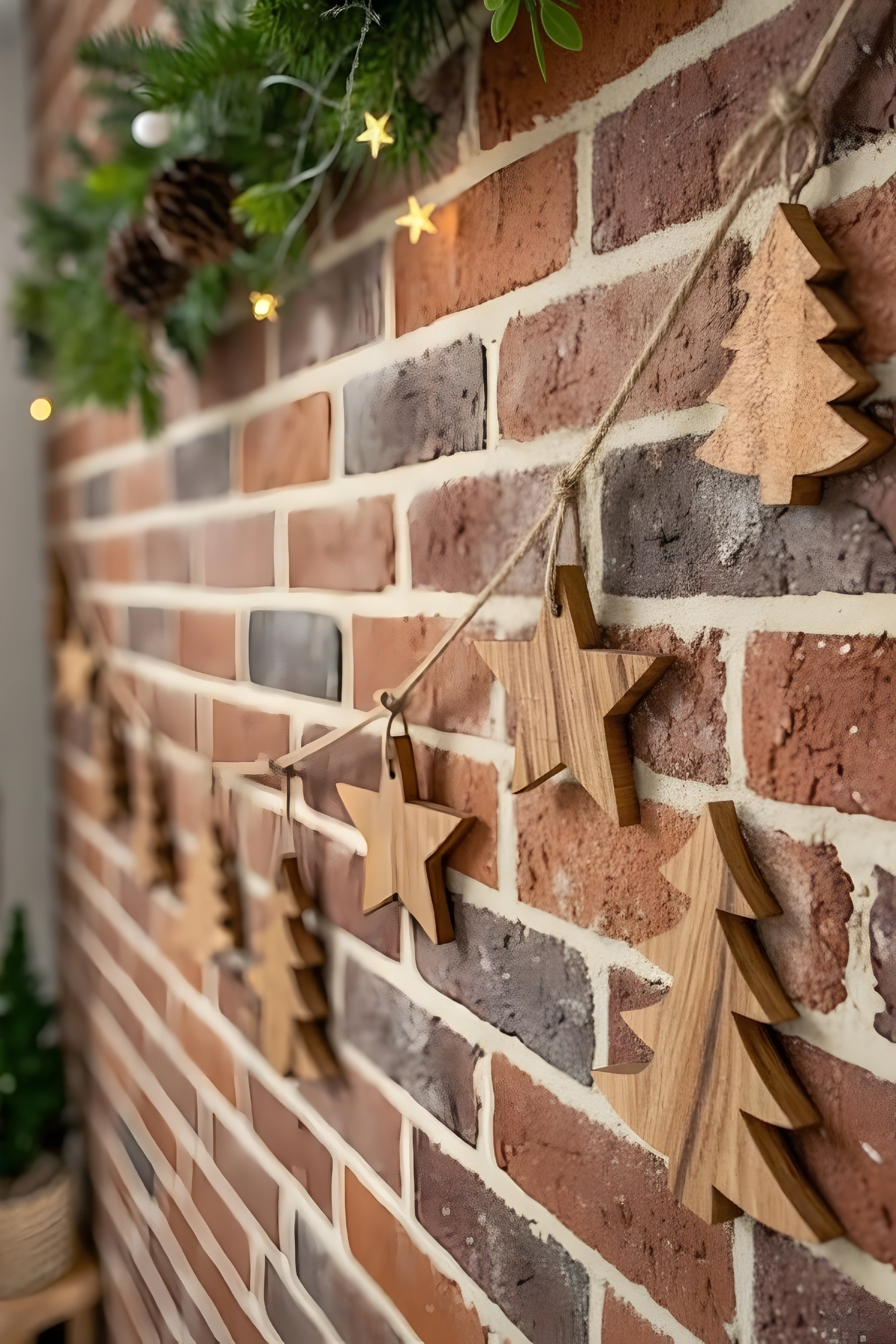 Wooden Christmas Decoration Ornaments Pack