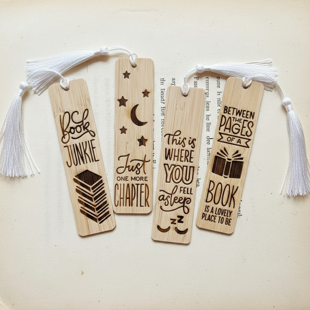 Premium Wooden bookmarks