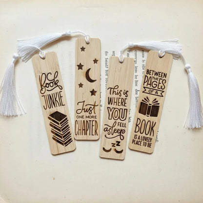 Premium Wooden bookmarks — New Year Wooden Gift | Woodwaley