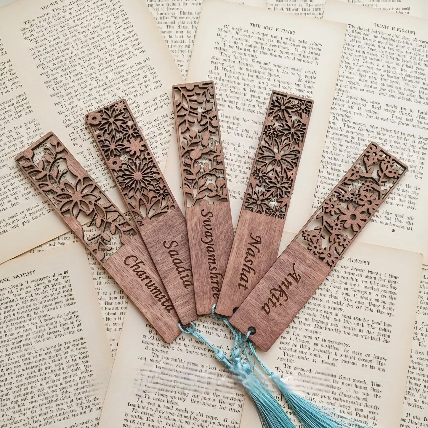 Customised Premium Wooden bookmarks