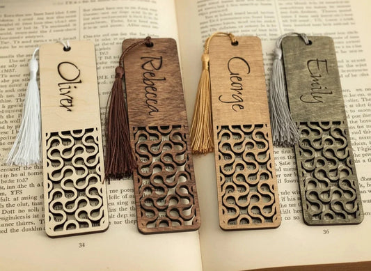 Customised Premium Wooden bookmarks — New Year Wooden Gift | Woodwaley