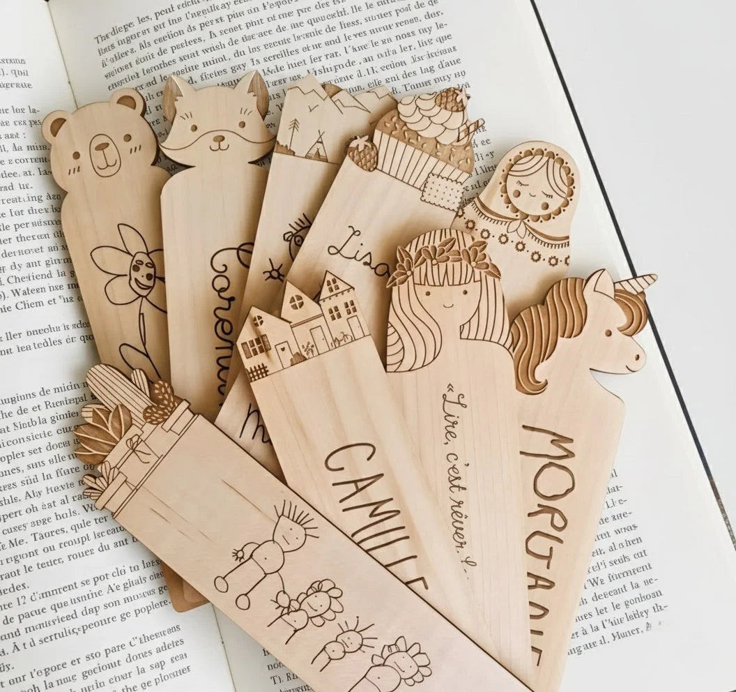 Customised Premium Wooden bookmarks