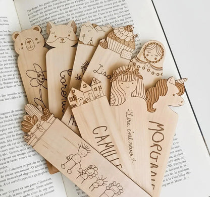 Customised Premium Wooden bookmarks — New Year Wooden Gift | Woodwaley