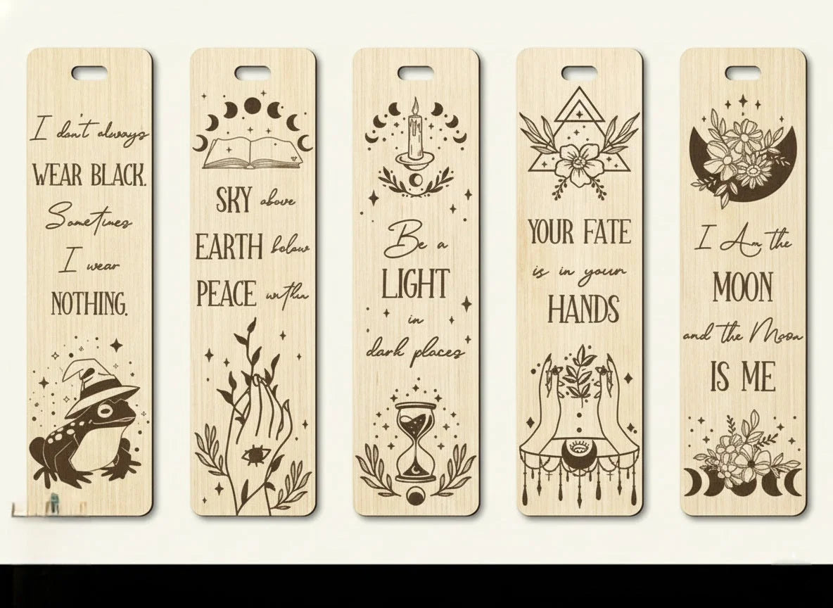 Customised Premium Wooden bookmarks