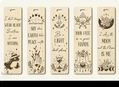 Customised Premium Wooden bookmarks — New Year Wooden Gift | Woodwaley