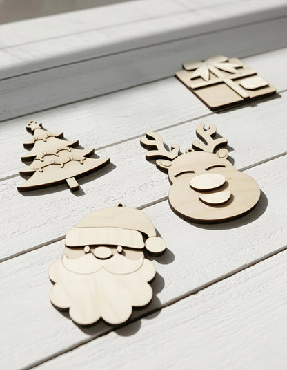 Christmas DIY Ornament Kit For Decors and Gifting — Christmas Wooden Gift | Woodwaley