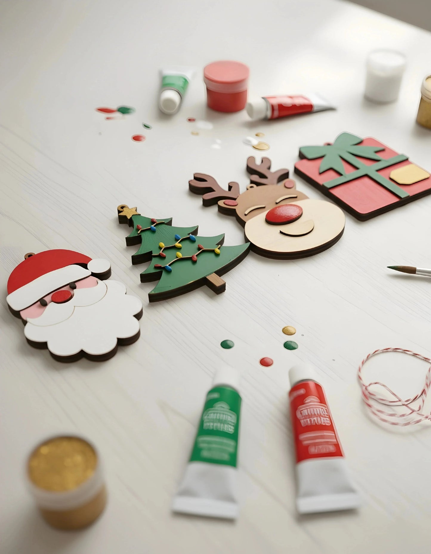 Christmas DIY Ornament Kit For Decors and Gifting — Christmas Wooden Gift | Woodwaley