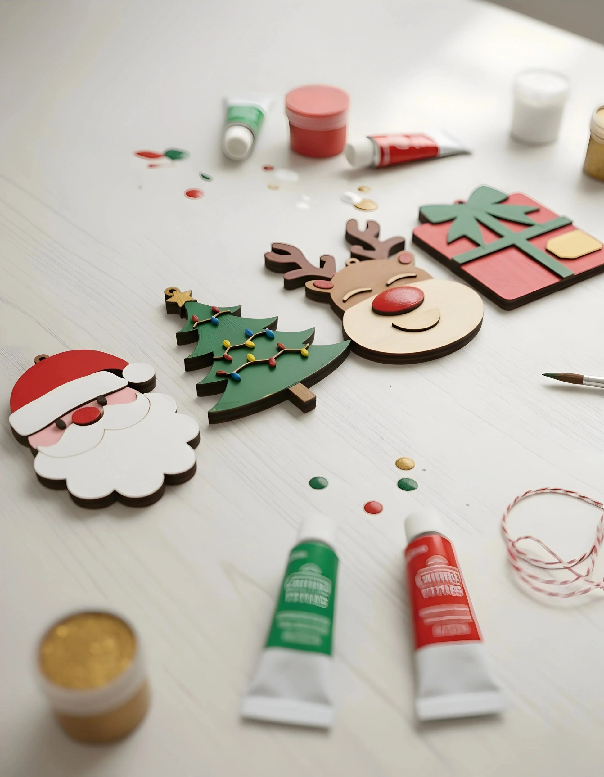 Christmas DIY Ornament Kit For Decors and Gifting — Christmas Wooden Gift | Woodwaley