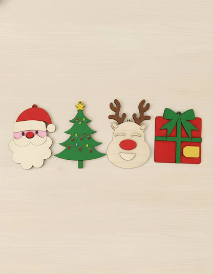 Christmas DIY Ornament Kit For Decors and Gifting — Christmas Wooden Gift | Woodwaley