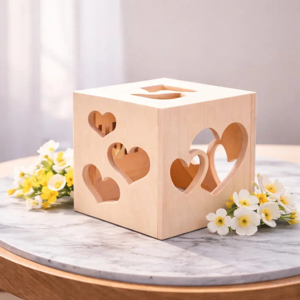 Customized Led Love Wooden Shadow Box For loved one — Couples Wooden Gift | Woodwaley