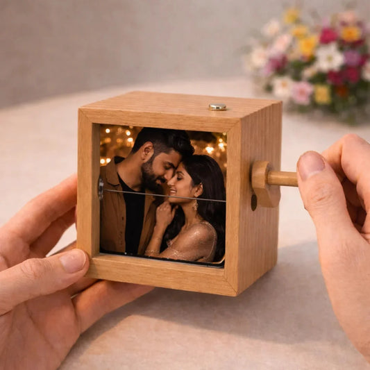 The Love Ledger Old-school charm A record of love Box — Couples Wooden Gift | Woodwaley
