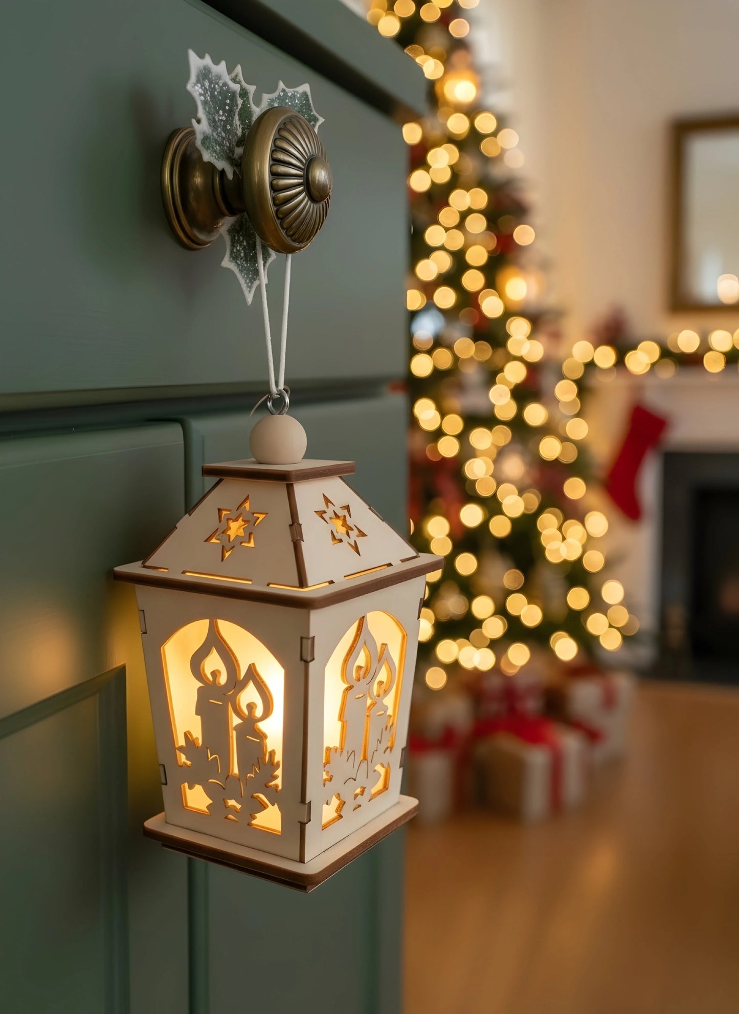 Glow and Gather Christmas Hanging Lamp Ornaments