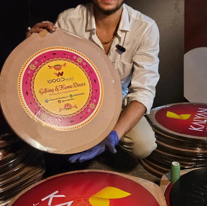 Om Surya Agni — Unique Wooden Gift | Woodwaley