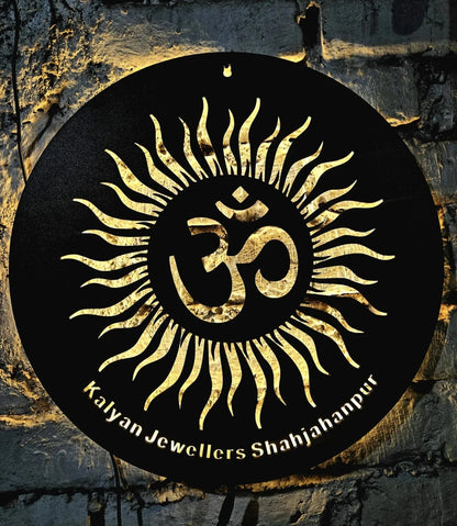 Om Surya Agni — Custom Wooden Keepsake | Woodwaley
