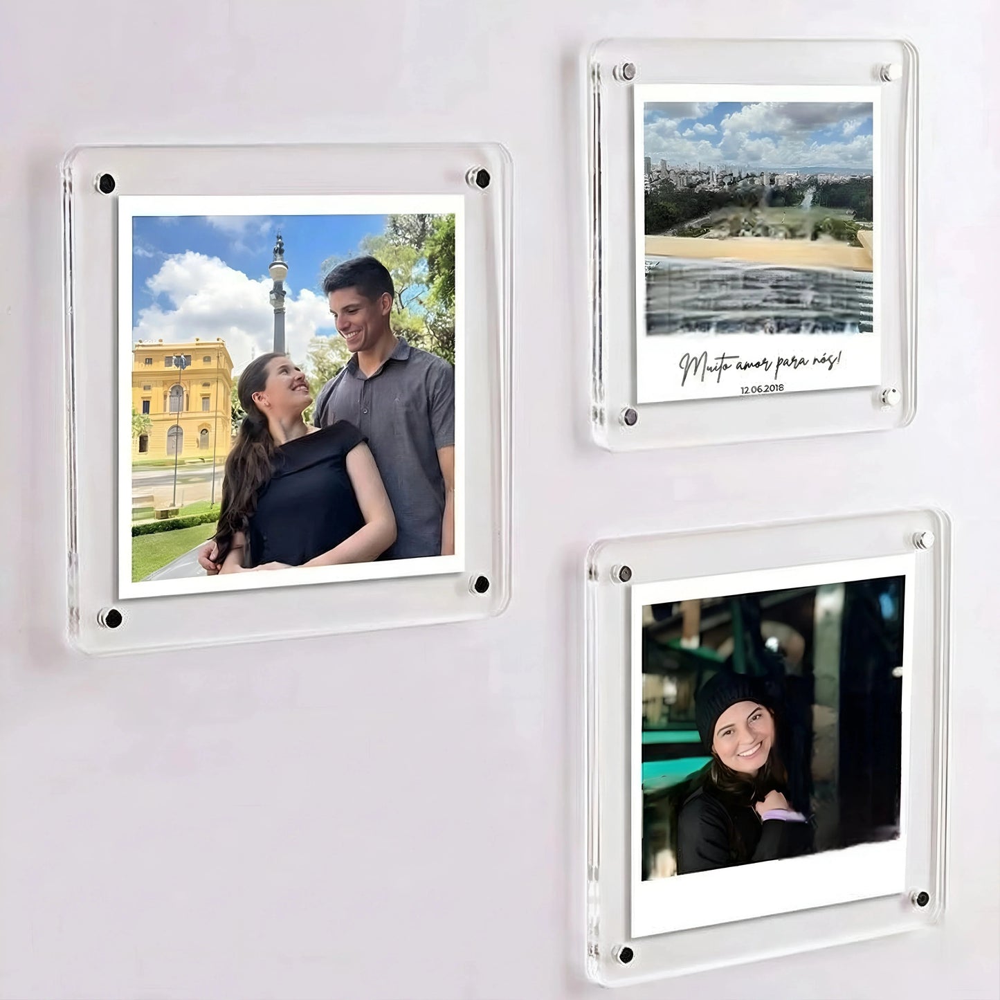 The Memory Frame — Personalized Engraved Wood Display — Couples Wooden Gift | Woodwaley