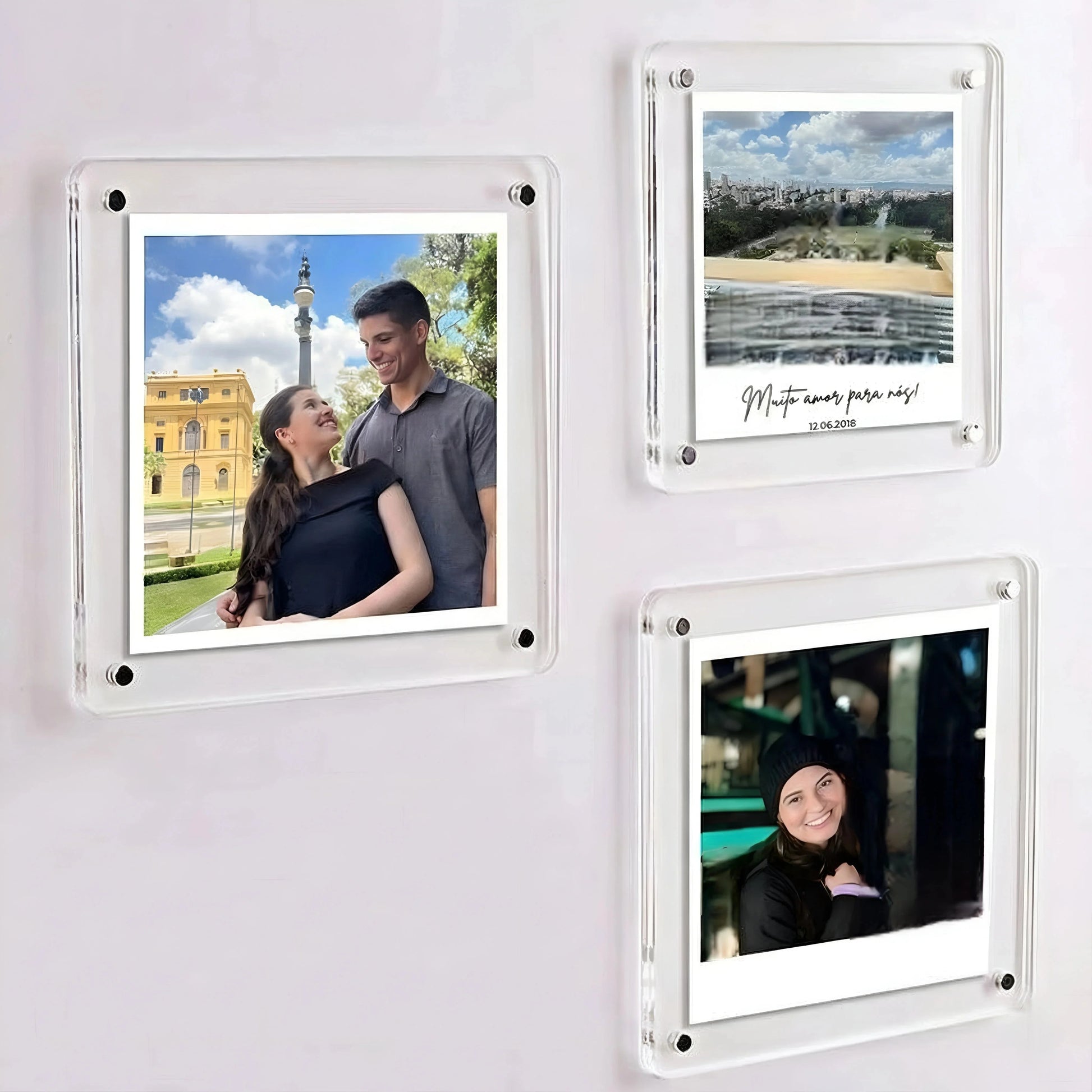 The Memory Frame — Personalized Engraved Wood Display — Couples Wooden Gift | Woodwaley