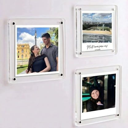 The Memory Frame — Personalized Engraved Wood Display — Couples Wooden Gift | Woodwaley