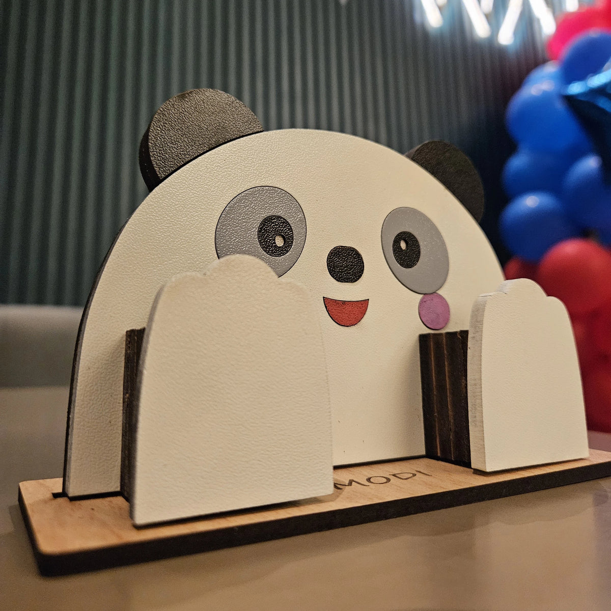 PikaBoo The Spec Keeper — Carved Wooden Eyeglass Stand for Desk, Gifting