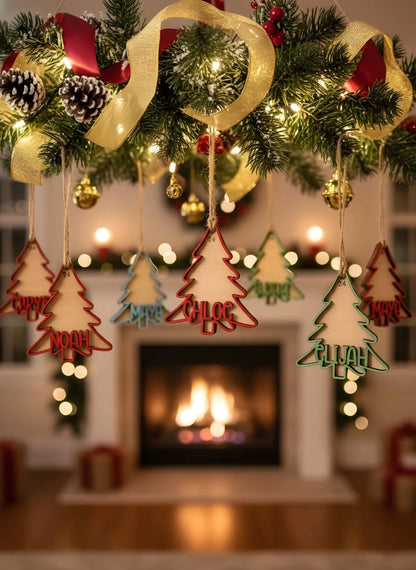 Pine Wonders Christmas Ornaments — Christmas Wooden Gift | Woodwaley