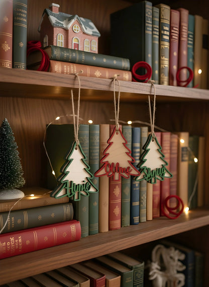 Pine Wonders Christmas Ornaments — Christmas Wooden Gift | Woodwaley