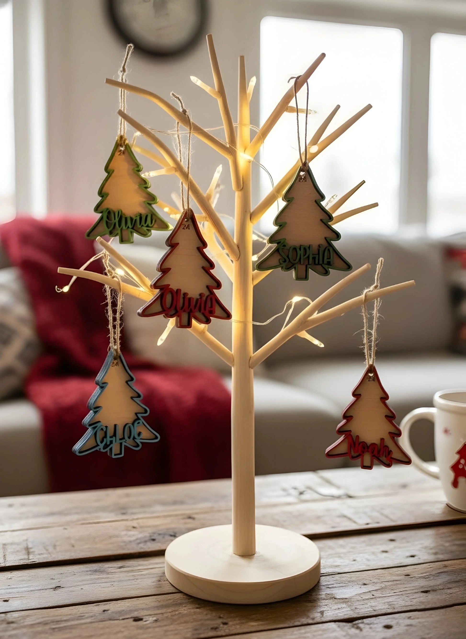 Pine Wonders Christmas Ornaments — Christmas Wooden Gift | Woodwaley