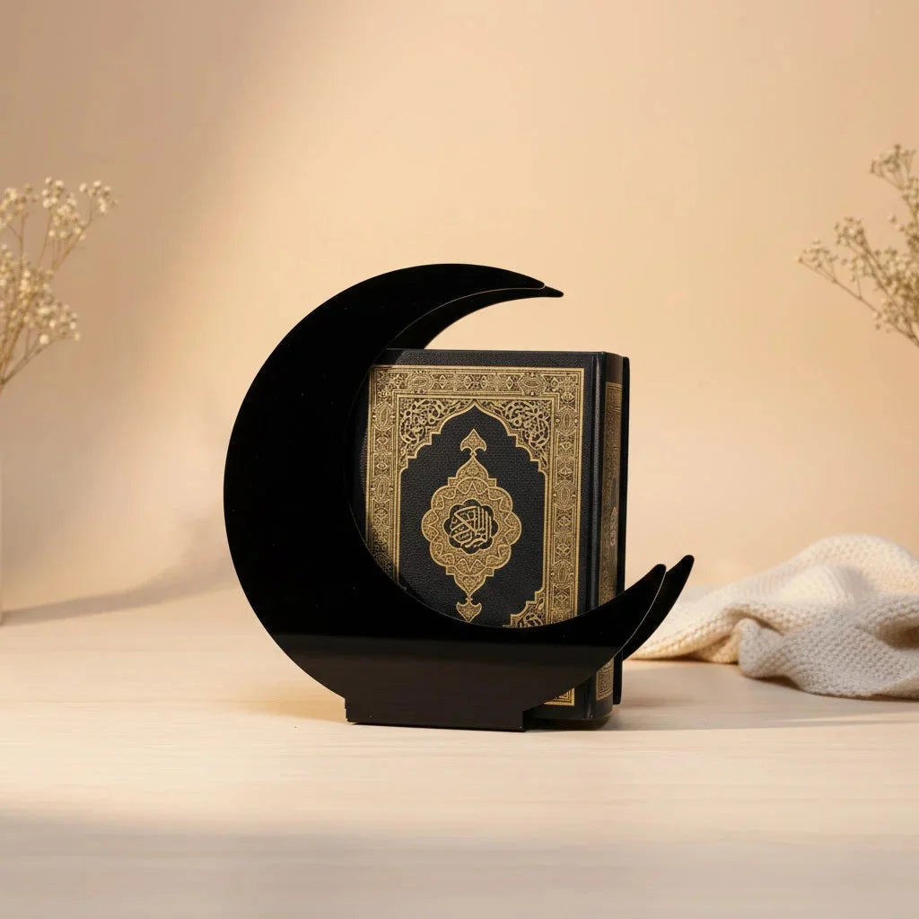 Premium Acrylic Quran Stand — Ramadan Wooden Gift | Woodwaley