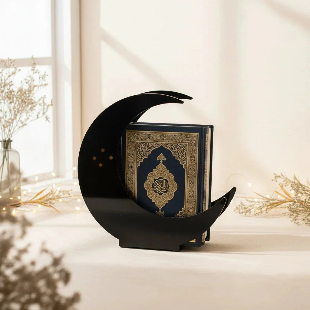 Premium Acrylic Quran Stand — Ramadan Wooden Gift | Woodwaley