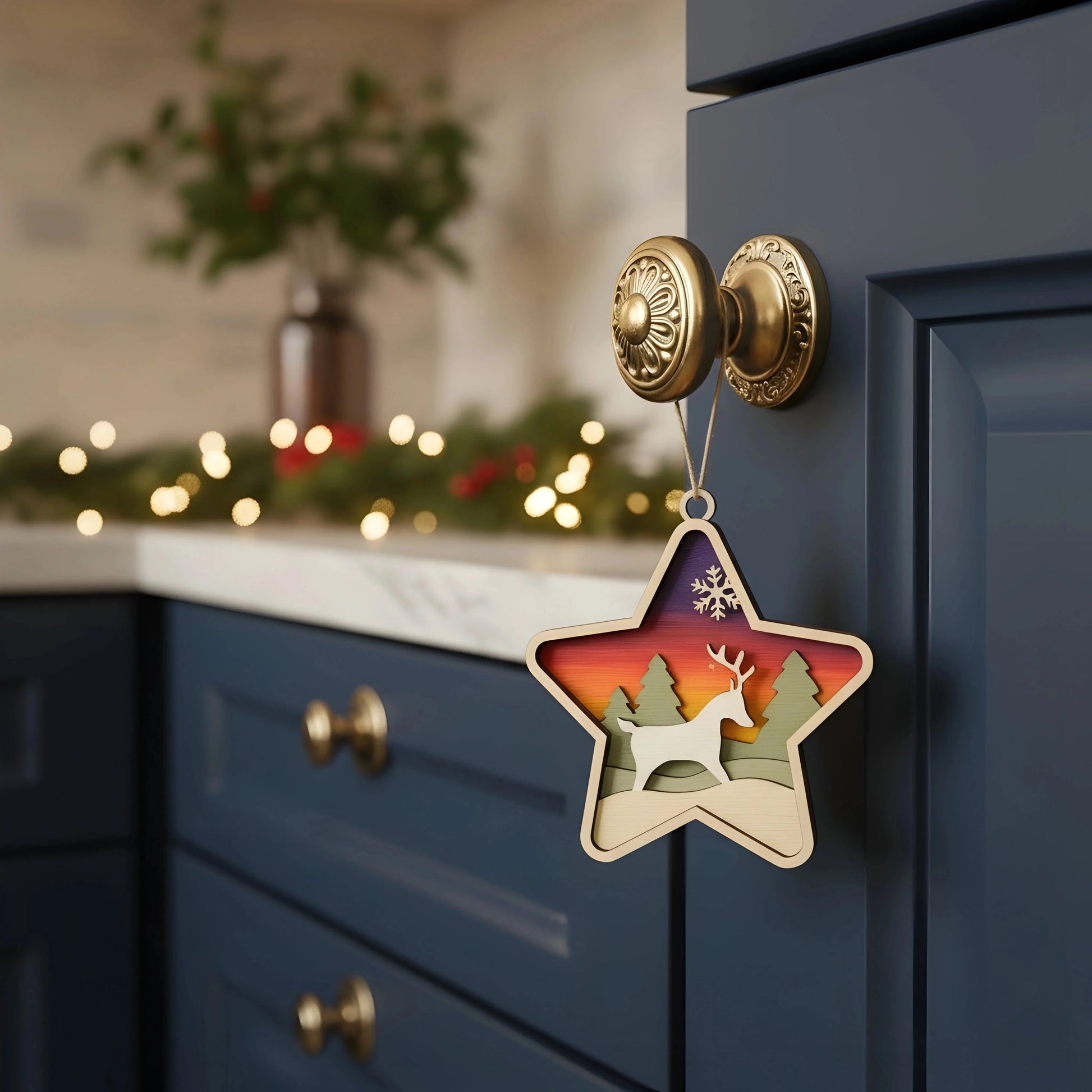 WinterWood Tales Christmas Ornaments — Christmas Wooden Gift | Woodwaley